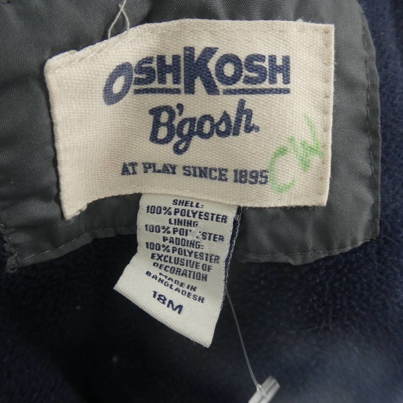 OshKosh | Boy's Blue Puffer Jacket, 18M - Picture 7 of 9